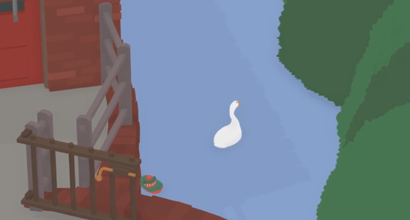 大鹅模拟器让玩具船在桥下航行怎么完成