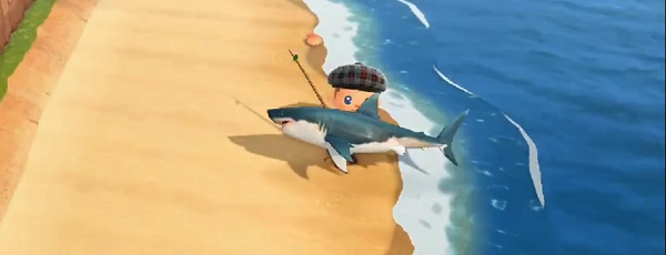 动物森友会怎么钓鲨鱼